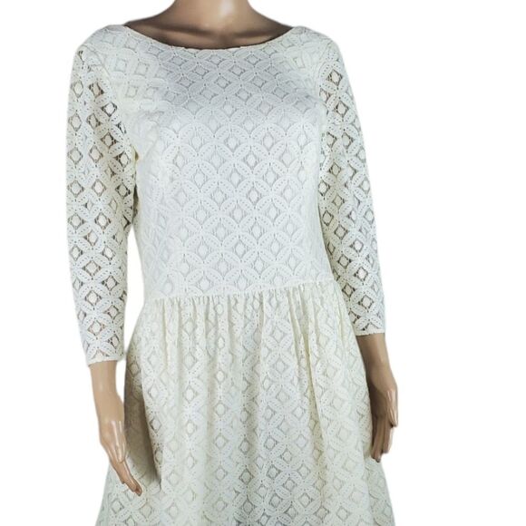 Lilly Pulitzer Lori XOXO Creamy White Lace Dress - Picture 3 of 6